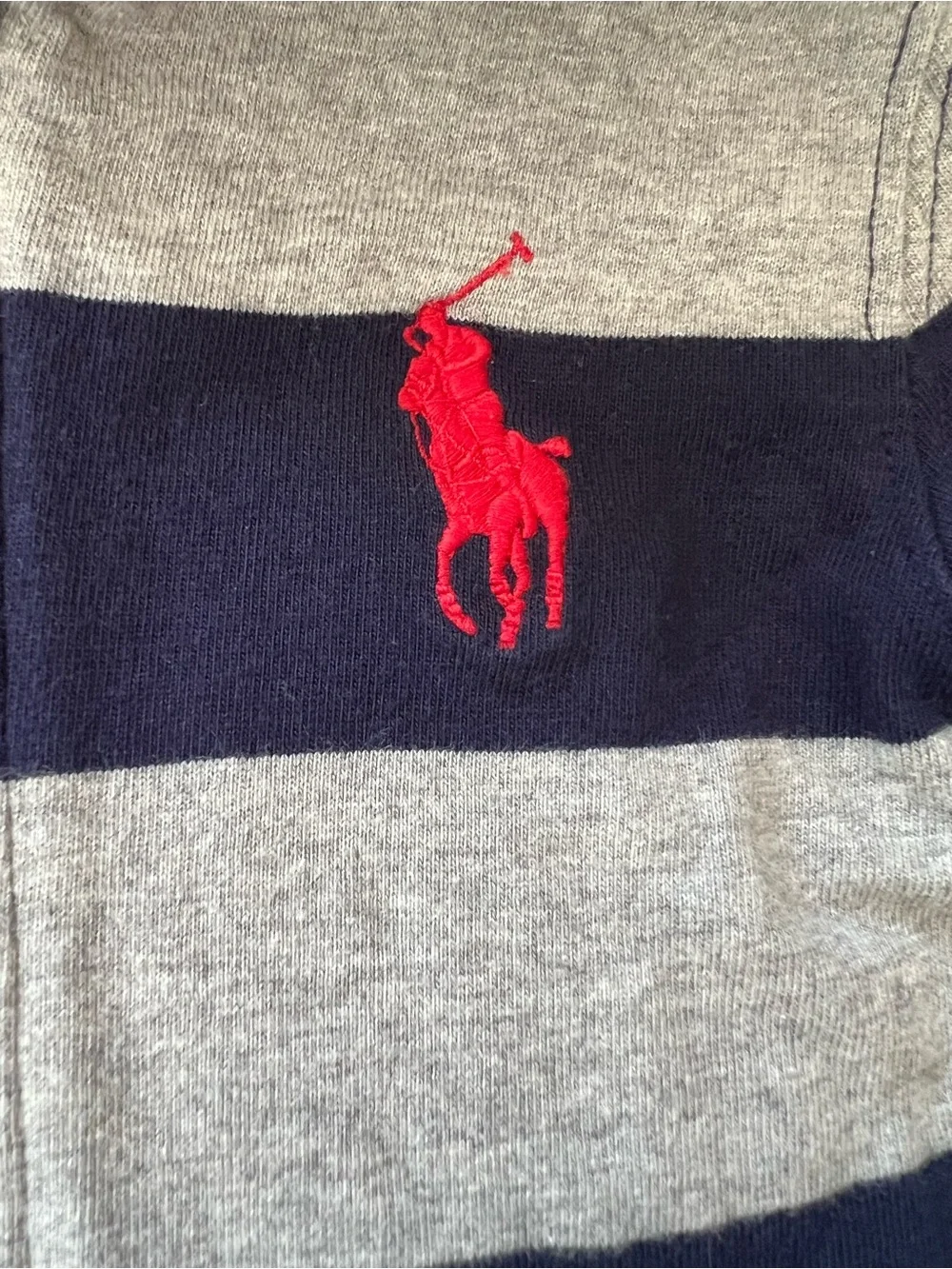Polo by Ralph Lauren Boys Striped Zip Hoodie - 24 months